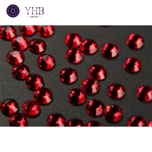 Yhb 2025พลอยเทียม SS0-SS48สีสยามสำหรับตกแต่งเล็บเป็นประกาย - Product Image 2