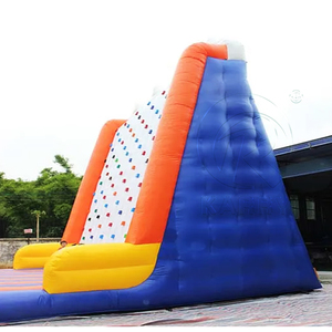 Muro de Escalada Inflable con Diseño de <span class=keywords><strong>Mono</strong></span> de la Selva, con Agarraderas con Forma de Huella y Plataforma Azul para Parques Infantiles y <span class=keywords><strong>Eventos</strong></span> - Product Image 5