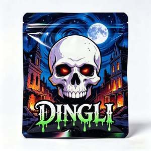 Custom Doypack Laminated 3.5g 14g 28g Plastic Bag Matte Smell Proof Stand up Pouch Food Grade Child Proof Zipper Mylar Bag - Product Image 6