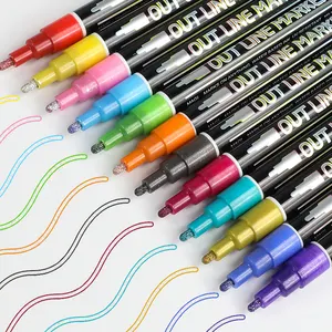 M&G Marker Pen 1 Pcs Blackboard + 1 Ink Bottle Set Office Markers