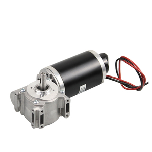 Jkongmotor 12V 24V Worm Gear Motor 63 Mét mô-men xoắn cao Micro nam châm vĩnh cửu bánh có động cơ 60 Wát với bàn chải cửa trượt động cơ - Product Image 1