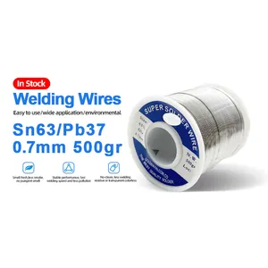 0.7 mm 500g Rosin activated cored lead-free welding wire 63/37 SN63 Pb37 quality 0.5mm 0.8mm 1.0mm 100g tin flux solder wire