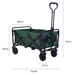 Carrito de acampada portátil y plegable para exteriores, carrito de comida móvil de alta calidad para jardín, camión de viaje, acampada, 2022 - Product Image 6