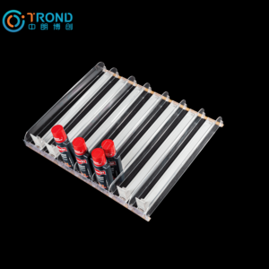 Ripiano divisore acrilico display supermercato auto-alimentazione scaffale sistema di vetro cuticola centrifuga spintore cuticola per unghie spintore - Product Image 6