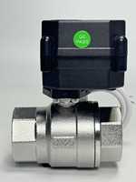 Vanne à boisseau sphérique électrique Flomarvel 220V 2 voies 2 fils à arrêt/ouverture automatique, usine OEM ODM