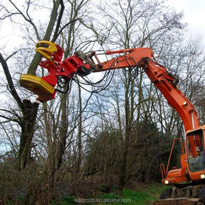 Excavator with Felling Shears <strong>Hydraulic</strong> Stubble Leveler High Efficiency Hedge Trimmer Tree Shears - Product Image 3