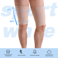 Chaussettes de compression pour la course et le cyclisme, soutien musculaire, manchons de compression pour les jambes, fabricant OEM en gros