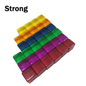 Оптовая продажа, 16 мм игральные кости d6, круглые угловые прозрачные красные игральные кости с белой точкой, профессиональные пользовательские - Product Image 3