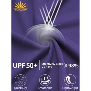 Rash Guard <b>Long</b> <b>Sleeve</b> T Shirt For Kids UPF 50+ Dry Fit Athletic Unisex Purple Full <b>Sleeve</b> Children's Sport <b>Undershirt</b> - Product Image 4