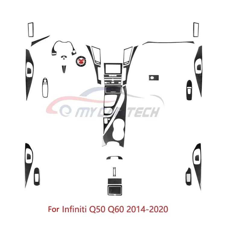 for Infiniti Q50 Q60 2014-2020 interior sticker