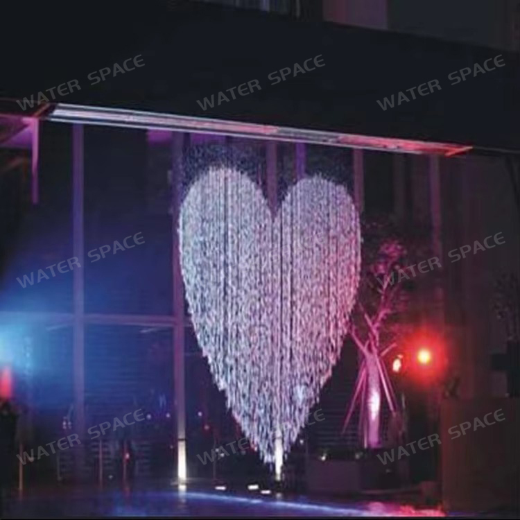 Professional Service Digital Water Curtain Fountain Musical Dancing Fountain with LED Lights