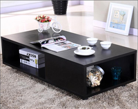 Ensemble de meuble TV et table basse noir Offre Spéciale Nouveau design
