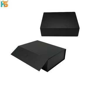 Caja de regalo de cartón negro de MOQ bajo Tapa de cierre magnético <span class=keywords><strong>Precio</strong></span> barato Caja rígida Crema facial Polvo suelto Crema para ojos Limpiador facial - Product Image 1