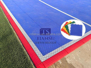 Revêtement <span class=keywords><strong>de</strong></span> sol modulaire en TPE pour extérieur, réduisant le bruit, pour <span class=keywords><strong>terrain</strong></span> <span class=keywords><strong>de</strong></span> <span class=keywords><strong>basket</strong></span>-ball <span class=keywords><strong>de</strong></span> <span class=keywords><strong>3x3</strong></span> dans la cour - Product Image 3
