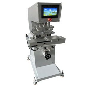 Nouvelle machine d'impression tampon semi-automatique bicolore modèle 2020, style ouvert, contrôlée par PLC, pour l'agriculture et l'industrie, avec moteur de gravure, très demandée - Product Image 2
