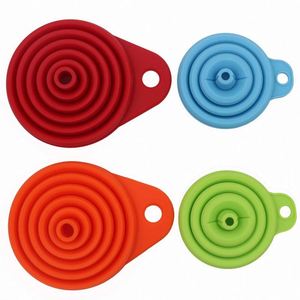 Oil Funnel Set for Kitchen Customized Flexible Coffee <b>Beer</b> Drinking Funnel Wholesale Small Mini Silicone Funnel - Product Image 2