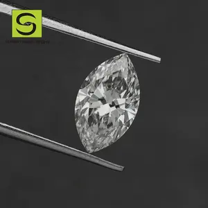 SuperGS SGSD048 Branco Pequeno Áspero Melee Asscher Loosely Realmente Almofada Gia Igi 3ct Def Cvd Lab Grown Diamante