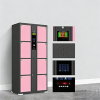 Casier pour téléphone portable avec empreinte digitale ISO, casier intelligent, armoire à empreintes faciales