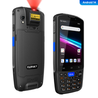 جهاز FARSET F7 المحمول المتين بنظام أندرويد للاستخدام الخارجي، مقاوم للماء IP67، محطة PDA مع واي فاي 5.0، بطارية 5000 مللي أمبير - متوفر في المخزون