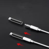 Mini Tragbarer Aluminiumlegierung 480Mbps USB-C auf 3,5mm Buchse Audio-Adapter Universeller Stecker für Mobiltelefone
