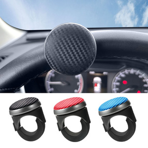 Potenciador de volante de coche, agarre universal de fibra de carbono ABS de 6,2x5 cm para un asistencia de giro sin esfuerzo - Product Image 4