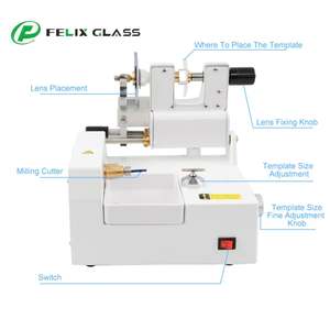FELIX OPTICAL Optical Lens <b>Cutter</b> Machine CP-4A Eyeglass Milling Optometry Equipment 30W 110/220V 1 Year Warranty - Product Image 2