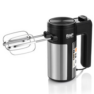 Mezclador de mano para batidor de huevos con pantalla LED RAF de 460W con seis ajustes de velocidad y sistema de mezcla de doble varilla para tareas de cocina versátiles - Product Image 3