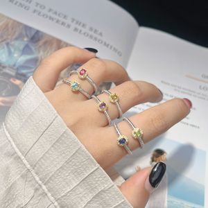 Anillo de <span class=keywords><strong>Plata</strong></span> de Ley S925 al por mayor con Amatista y Engaste de Corona Ondulada, Piedras Preciosas, Joyería Femenina de Estilo Único y Elegante - Product Image 2