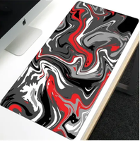Tapis de souris taille personnalisée ordinateur portable Anime clavier topographique tapis de souris grand tapis de souris claviers Gamers Decoracion tapis de bureau