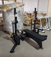 Rack de musculation multifonctionnel pour la compétition et la musculation à domicile, avec banc de squat et banc de musculation réglable pour l'haltérophilie