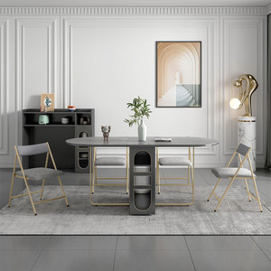 Set di Mobili Moderni e Lussuosi <span class=keywords><strong>per</strong></span> Sala da Pranzo, <span class=keywords><strong>Sedie</strong></span> da Bancone, Tavoli Allungabili <span class=keywords><strong>per</strong></span> Casa, Ristorante, <span class=keywords><strong>Soggiorno</strong></span>, Hotel - Product Image 5