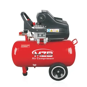 Draagbare Mini Vergeldende 2.2kw 3hp 8 Bar 50 Liter Luchtcompressor Met Tank