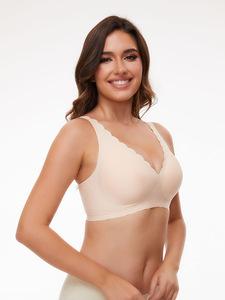 حمالات صدر نسائية بدون أسلاك داخلية حمالة صدر داعمة لاسلكية لرفع الصدر بتغطية كاملة حمالة صدر مريحة تي شيرت صدرية - Product Image 2