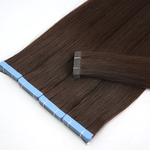 Extensions de cheveux adhésives Juancheng Lanxun en cheveux humains, invisibles, qualité vierge naturelle, fournisseur professionnel pour salons - Product Image 1