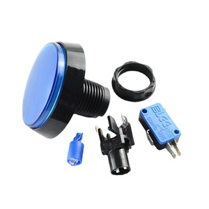 Large Round 60Mm Plastic Push Button Switch With Micro Switch Bracket For Game Console <b>Control</b> Panel - Product Image 3