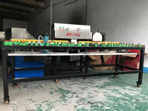 Fast Manual Glass Edging Machine Glass Edge Polishing Machinery Support Low E Glass Rough Grinding Polisher