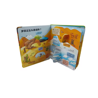 Libro de Cuentos de Hadas en Inglés con Tapa Dura, Diseño 3D Pop-up, Papel Recubierto, Impresión a Color Personalizada, para Educación Temprana Infantil