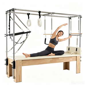 Machine de Pilates Cadillac en bois de chêne de qualité supérieure, lit trapèze de haute qualité pour la pratique avancée du <span class=keywords><strong>yoga</strong></span> et les centres de bien-être - Product Image 1