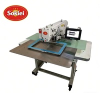 Máquina de Coser Industrial Automática de Cama Plana con Patrón Computarizado para la Parte Superior del Calzado