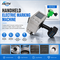 Machine de marquage numérique électrique portable en métal Faith, machine de poinçonnage par points pour numéros de moteur
