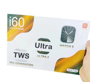 Montre connectée sportive I60 Max Two avec un écouteur et <span class=keywords><strong>7</strong></span> bracelets, étanche IP67 pour hommes - Product Image 3