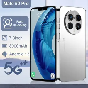 Original Mate 50 Pro Global Version 7.3 "Vollbild 16GB 1TB GPS WiFi 5G Original-Handys 3G 4G Smartphone