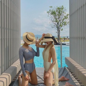 2025 personnalisé été femmes large bord chapeau de <span class=keywords><strong>paille</strong></span> mode Chapeau <span class=keywords><strong>Paille</strong></span> dame soleil chapeaux canotier blé Panama plage chapeaux - Product Image 2