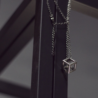 CraftWolf mode femmes hommes accessoires vintage argent personnalisé chaîne en acier inoxydable collier conception de plantes usine de bijoux