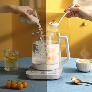 Pentola digitale intelligente per la salute da 1,5 litri in vetro borosilicato alto bollitore elettrico per tenere in caldo <span class=keywords><strong>teiera</strong></span> <span class=keywords><strong>con</strong></span> <span class=keywords><strong>infusore</strong></span> per il tè - Product Image 4