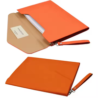 Carpeta de Presentación de Cuero A4 Personalizada, Maletín de Moda con Correa para el Hombro y Cierre Magnético Invisible