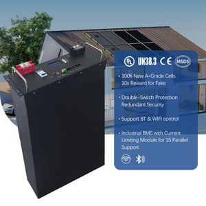 Batterie 20 kWh, Batterie LiFePO4 10 kWh, Système d'énergie solaire domestique, Batterie LiFePO4 15 kWh Chamrider, Ensemble solaire hors réseau 48V <span class=keywords><strong>50Ah</strong></span> - Product Image 2