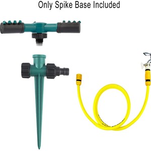 Conector de Agua para Jardín, Divisor en T, Adaptador de Manguera de Plástico Verde para Sistema de Riego, Uso con Manguera a Granel - Product Image 5