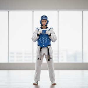 Protector de Pecho Electrónico de Alta Tecnología para Taekwondo, Equipo Profesional de Puntuación PSS para <span class=keywords><strong>Karate</strong></span>, Equipo de Entrenamiento Deportivo - Product Image 6
