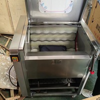 Machine à peler et laver le manioc et les pommes de terre, éplucheur de fruits et légumes avec moteur performant